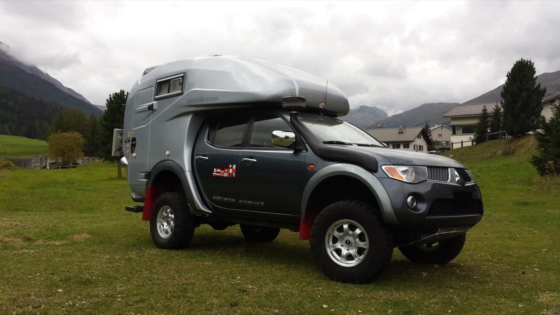 Condor-Wohnkabine, entwickelt für den Mitsubishi L200